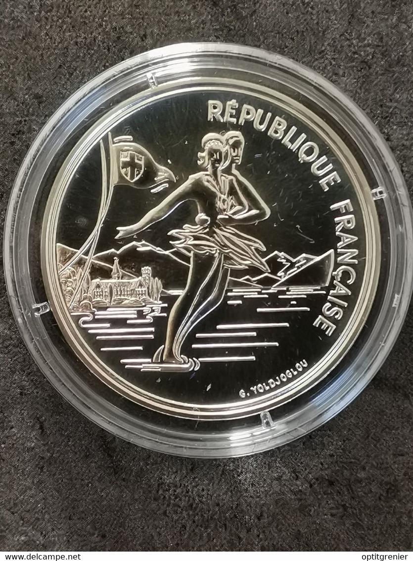 ESSAI / 100 FRANCS ARGENT ALBERTVILLE 92 PATINAGE ARTISTIQUE 1989 / JEUX OLYMPIQUE D'HIVER / JO / FRANCE - Probedrucke