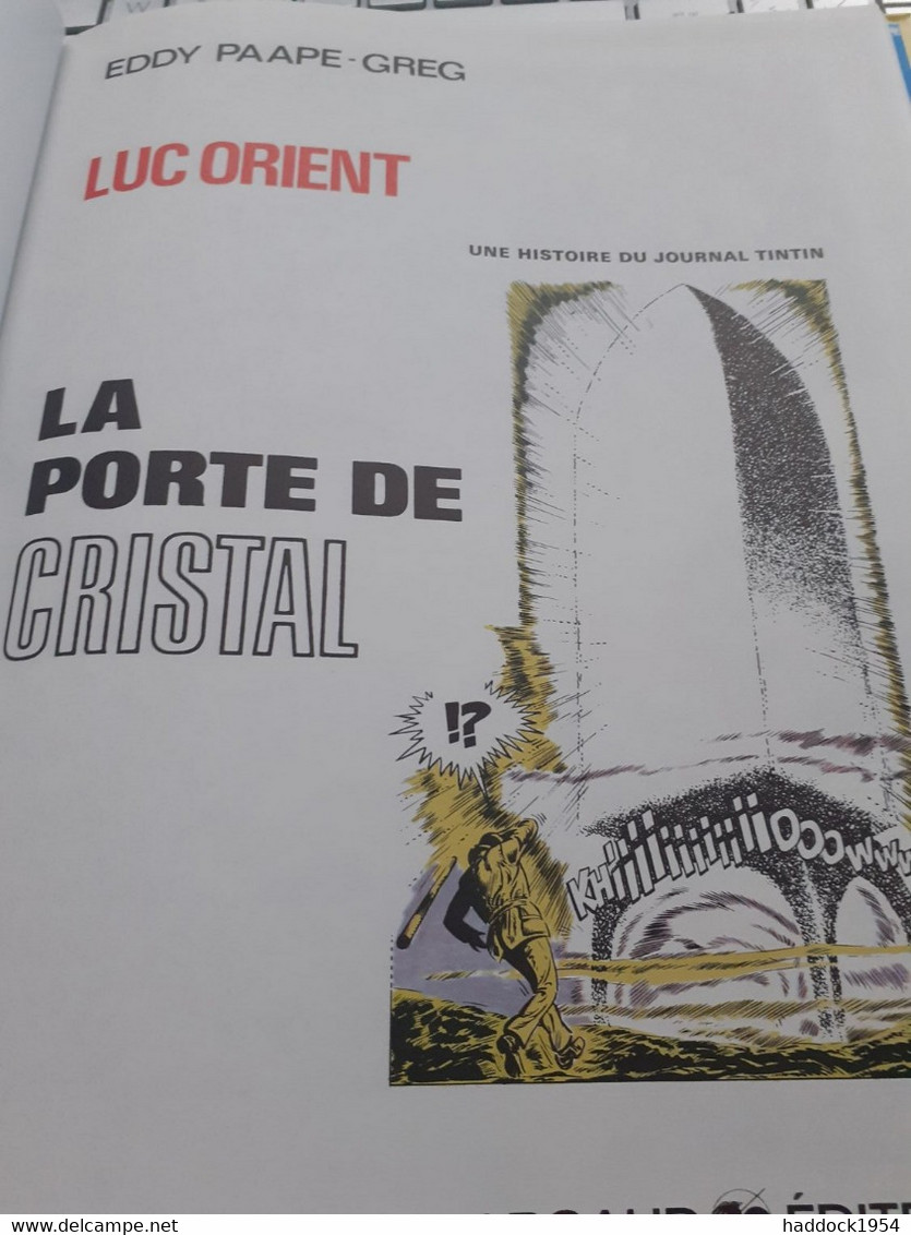 La Porte De Cristal EDDY PAAPE GREG Dargaud 1977 - Luc Orient