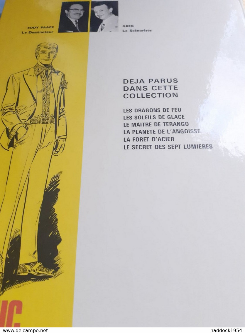 Le Cratère Aux Sortilèges EDDY PAAPE GREG Le Lombard  1974 - Luc Orient