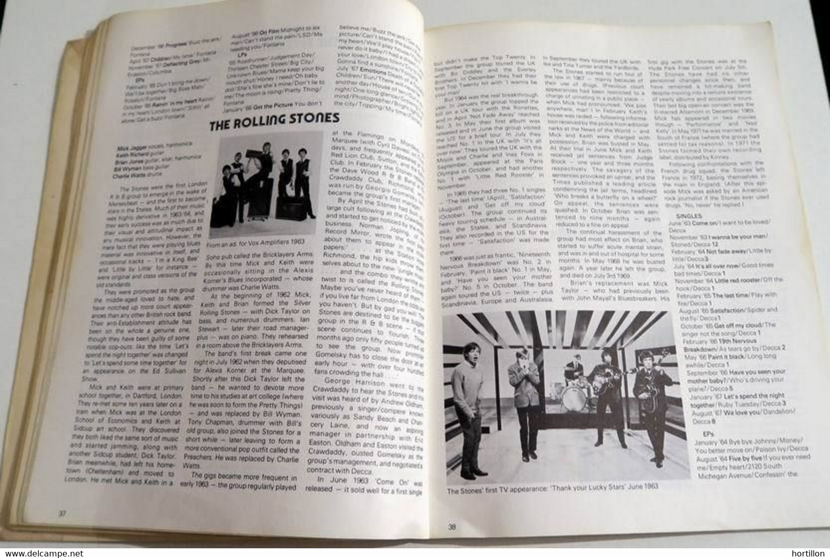 Livre Anglais Ancien BRITISH BEAT Rolling Stones Beatles Kinks Who Hollies Troggs Animals Lulu - Cultura