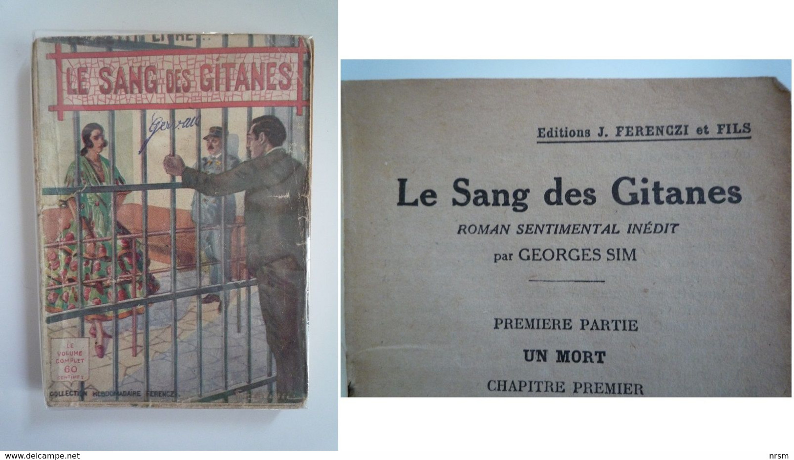 Simenon / Georges SIM - Le Sang Des Gitanes / Rare - Simenon