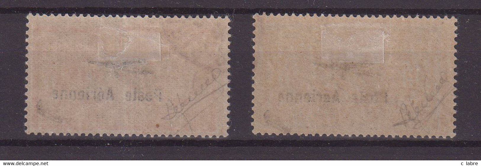 FRANCE : PA . N° 1 N° 2 . OBL FAUSSE . SIGNES . 1927 . - 1927-1959 Oblitérés