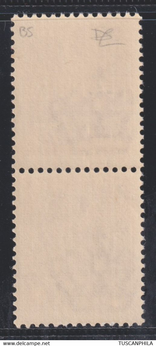 Repubblica Sociale 1944 G.N.R. 75 C. Carminio Coppia Sass. 478/l MNH** Firmata Cv 900 - Posta Espresso