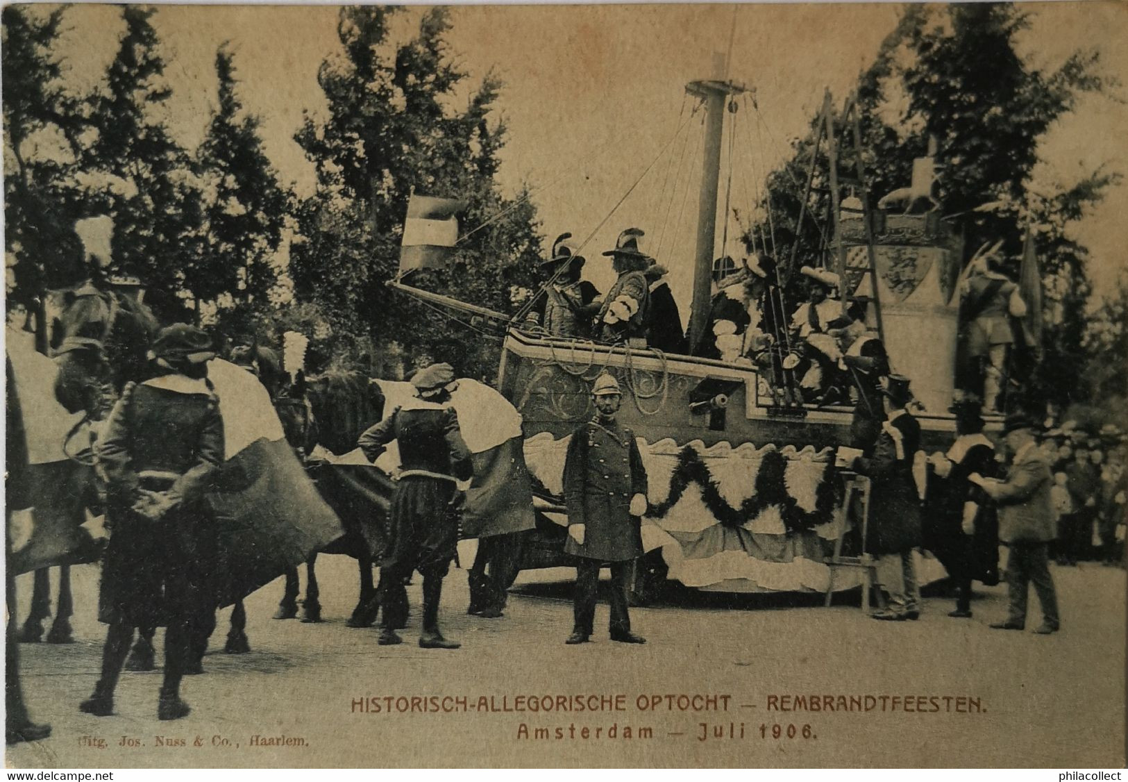 Amsterdam // Historisch Optocht - Rembrandtfeesten 1906 De Tulp - Amsterdam