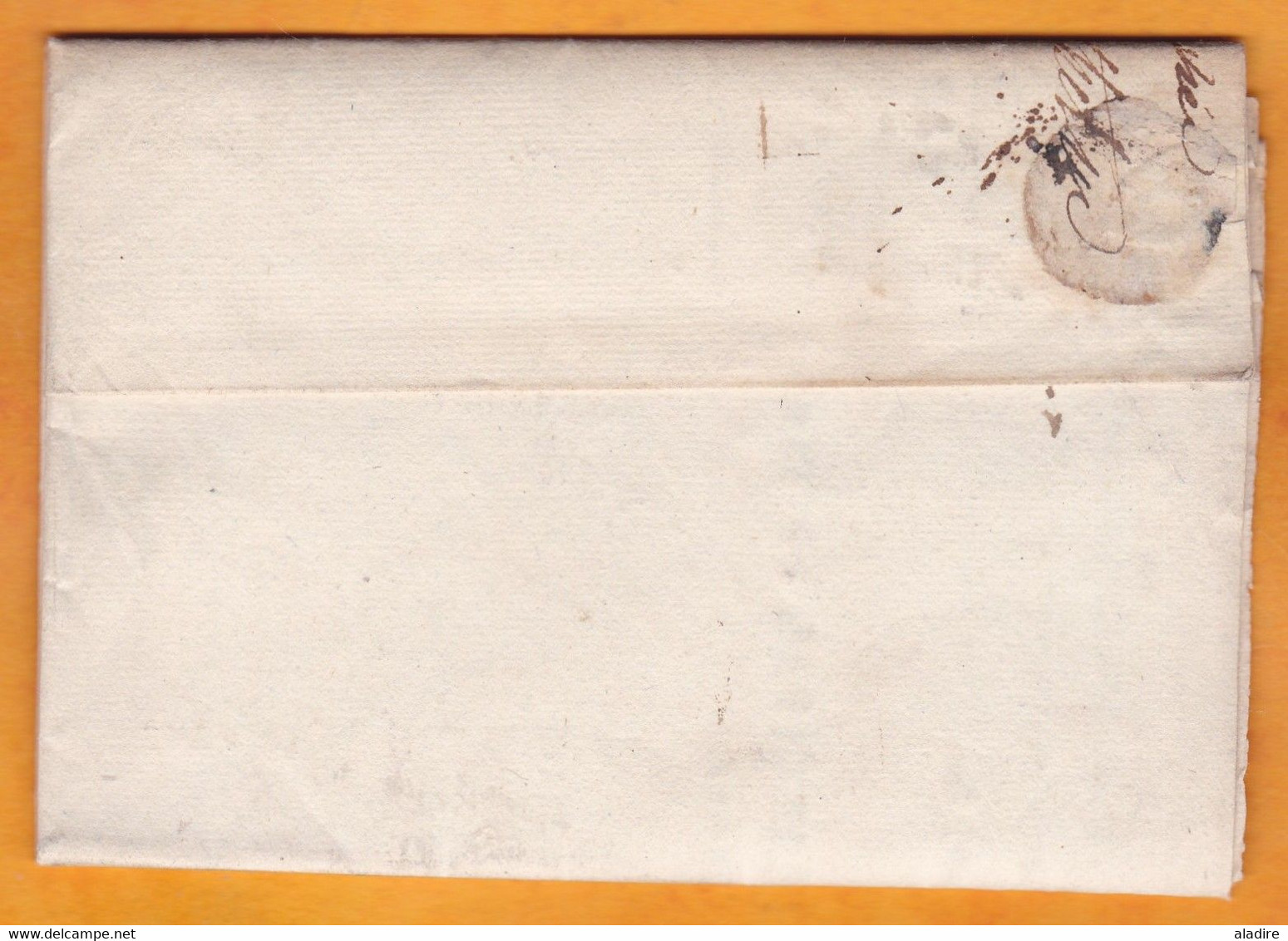 1813 - Marque Postale 93 ANVERS Antwerp, Dept Conquis Des Deux Nêthes Sur Lettre Pliée Avec Corresp Vers LOUVAIN - 1792-1815: Départements Conquis