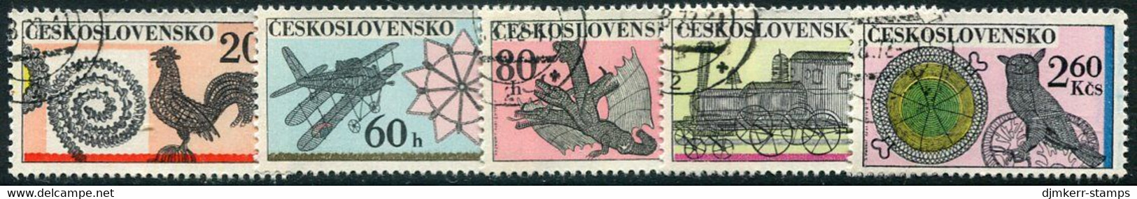 CZECHOSLOVAKIA 1972 Slovak Wirework Used  Michel 2086-90 - Usados