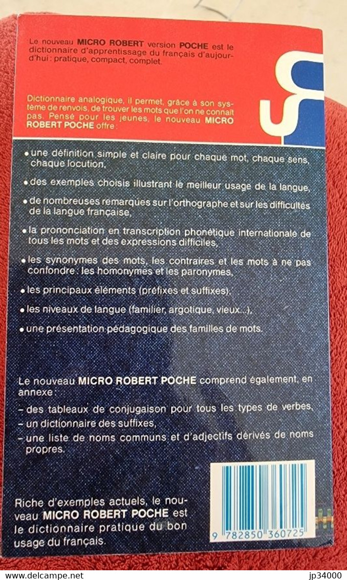 DICTIONNAIRE D'APPRENTISSAGE Du Langue Française.  LE MICRO ROBERT.  Très Bon état - Dictionnaires