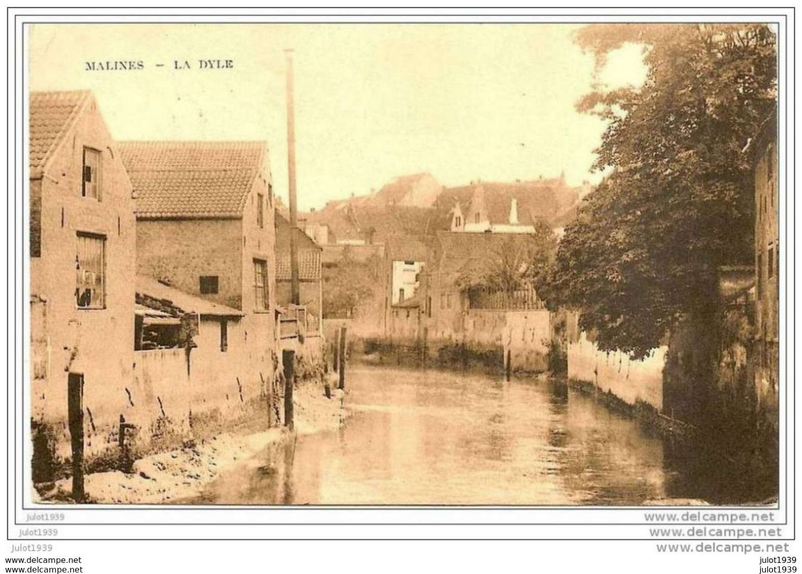 MALINES ..-- La Dyle .  1912 Vers TURNHOUT ( Mr Louis MOYERSOEN ) .  Voir Verso . - Malines