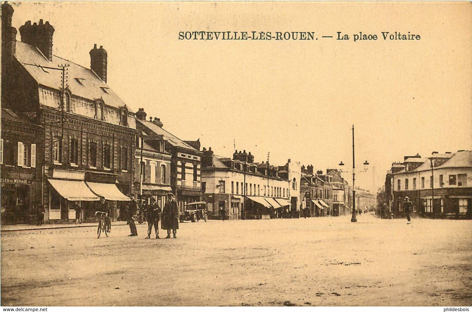 SEINE MARITIME  SOTTEVILLE LES ROUEN  La Place Voltaire - Sotteville Les Rouen