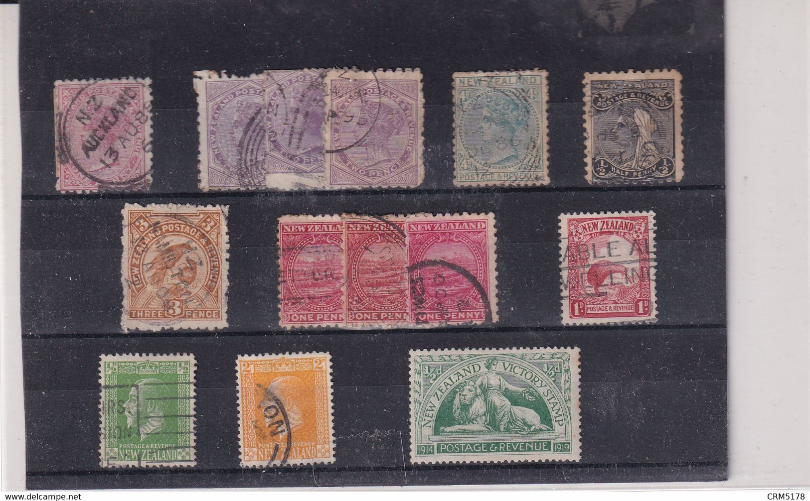 NOUVELLE ZELANDE- LOT TP X & OB  1880 - Unused Stamps