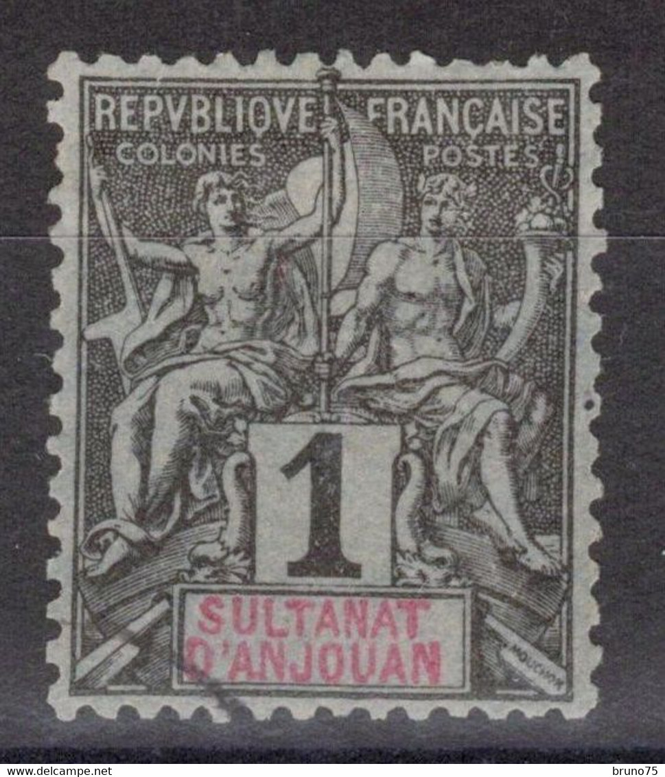 Anjouan - YT 1 Oblitéré - 1892 - Oblitérés