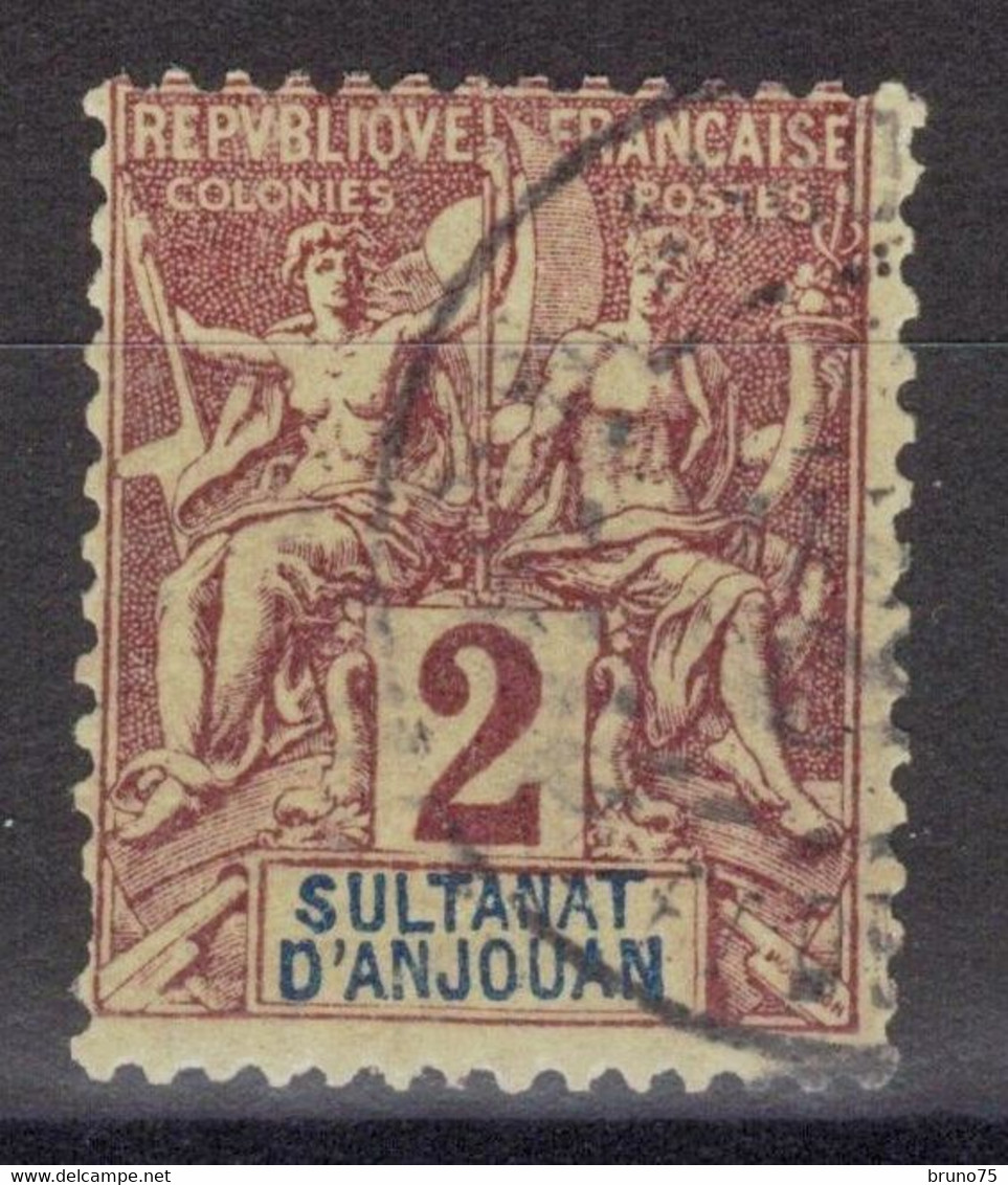 Anjouan - YT 2 Oblitéré - 1892 - Usati