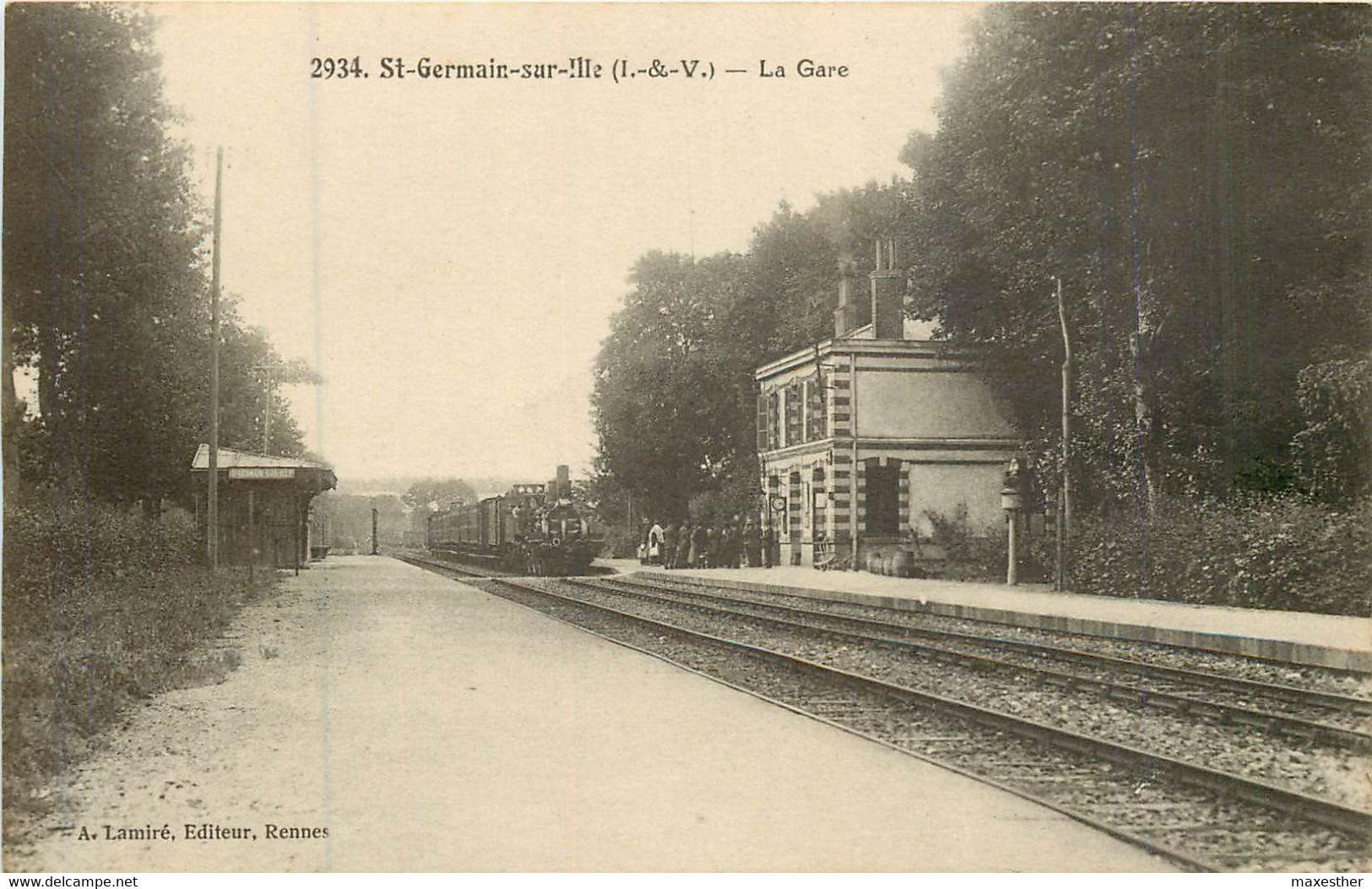 SAINT GERMAIN SUR ILLE La Gare - Saint-Germain-sur-Ille