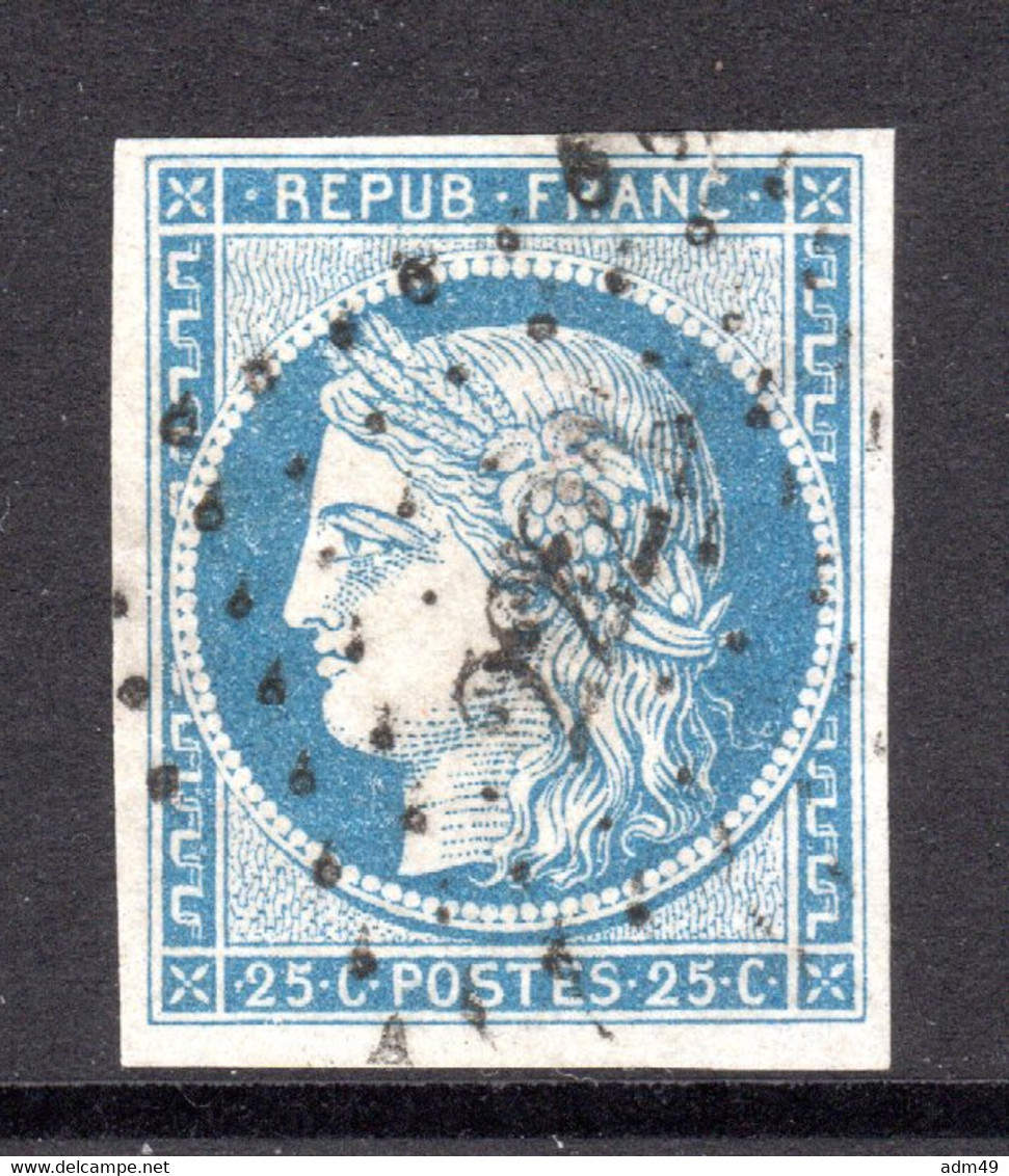 FRANKREICH, 1850 Cereskopf 25 C. Gestempelt - 1849-1850 Ceres