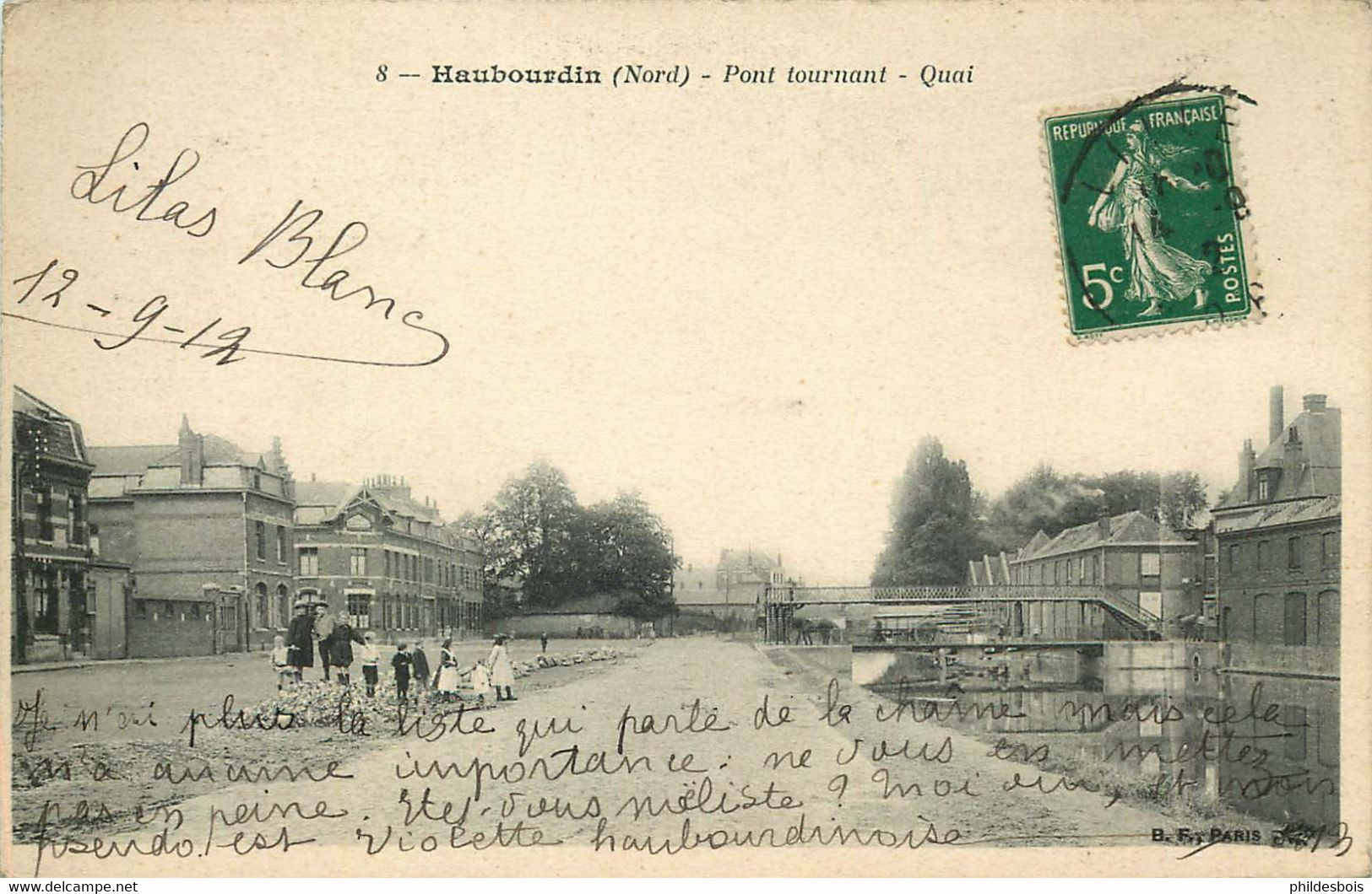 NORD  HAUBOURDIN Pont Tournant - Haubourdin