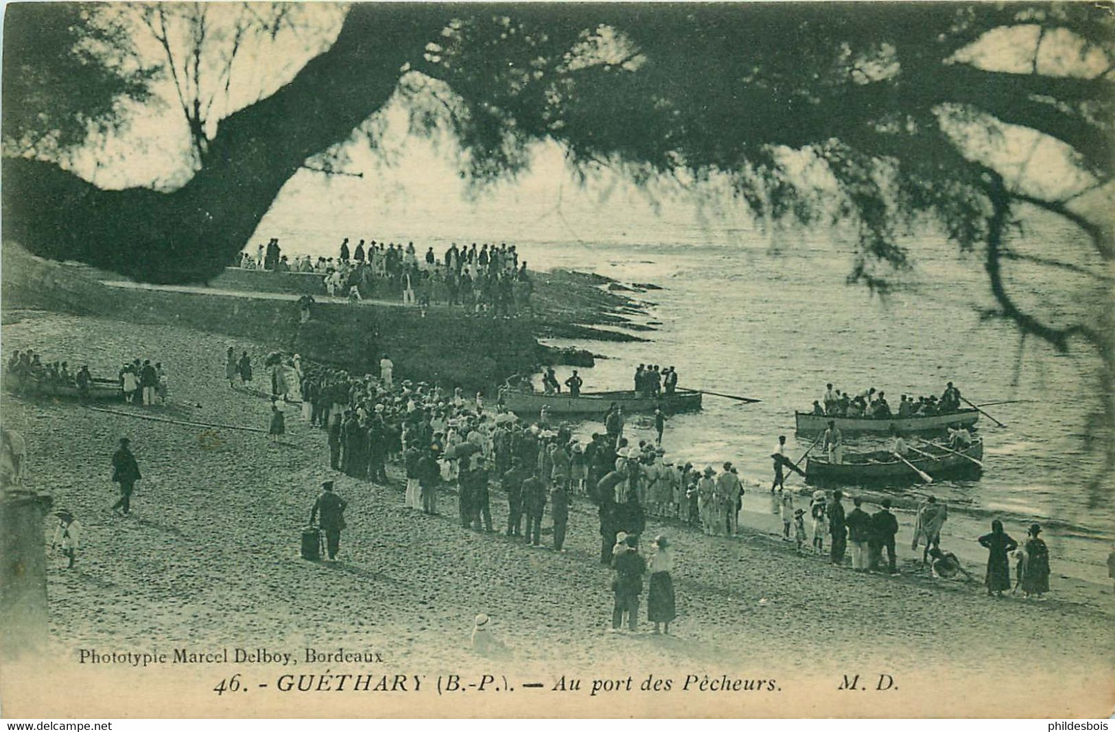 PYRENEES ATLANTIQUES  GUETHARY Au Port Des Pecheurs - Guethary