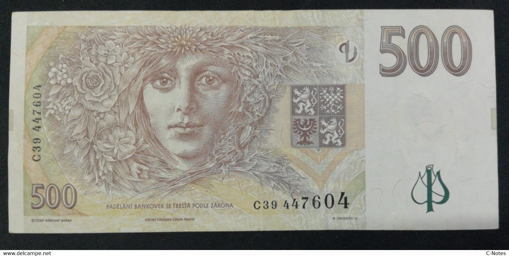 CZECHIA - CZECH Republic - P.20a – 500 Korun Českých 1997  VF  Serie C39 447604 - Tsjechië