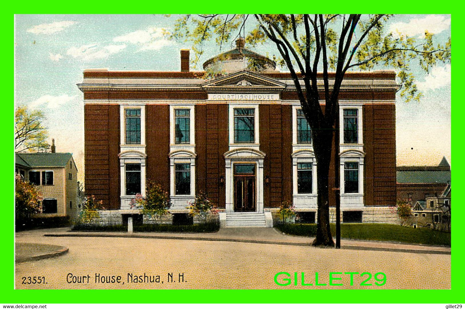 NASHUA, NH - COURT HOUSE, 1901 - SOUVENIR POST CARD CO - - Nashua