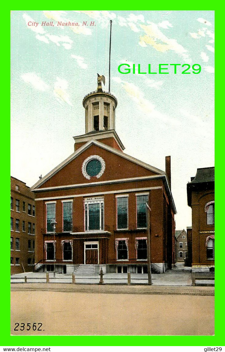 NASHUA, NH - CITY HALL - SOUVENIR POST CARD CO - - Nashua