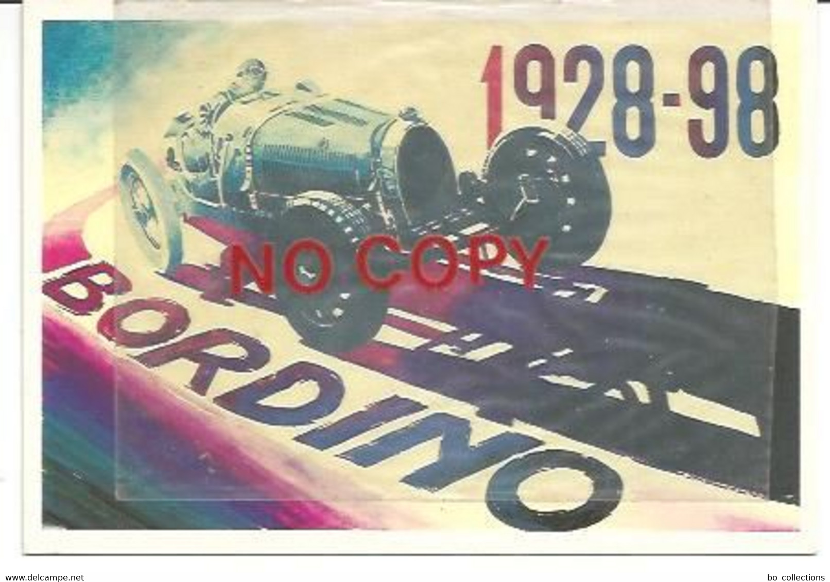 Bordino Pietro, Torino 1890, Alessandria 1928, 70° Della Morte. Pilota Corridore Italiano. Illustratore Aldo Brovarone. - Otros & Sin Clasificación