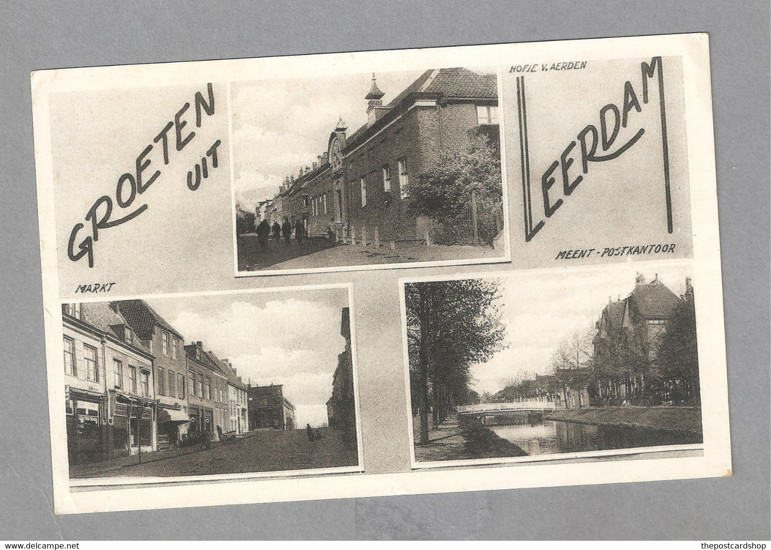 Groeten Uit Leerdam - (Utrecht, Nederland / Holland) UNUSED UNUSUAL !!! - Altri & Non Classificati