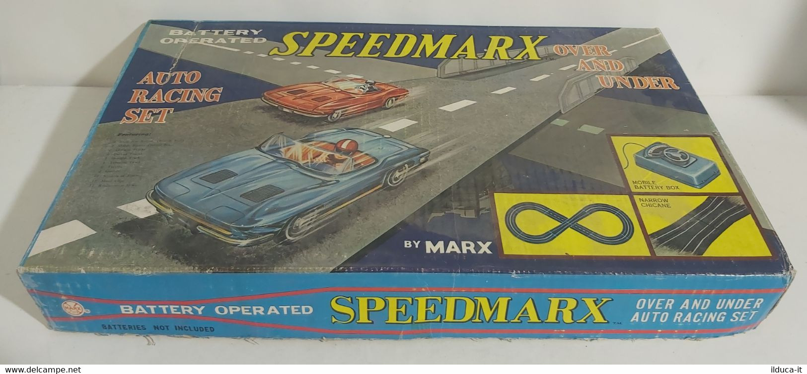 I101380 PISTA SLOT CAR - Speedmarx Over And Under - Marx - Circuitos Automóviles