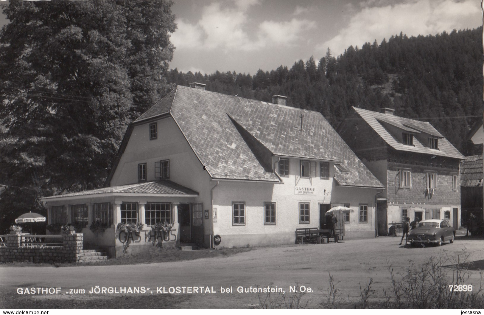 AK - NÖ - Klostertal B. Gutenstein - Gasthof ZUM JÖRGLHANS - 1961 - Wiener Neustadt