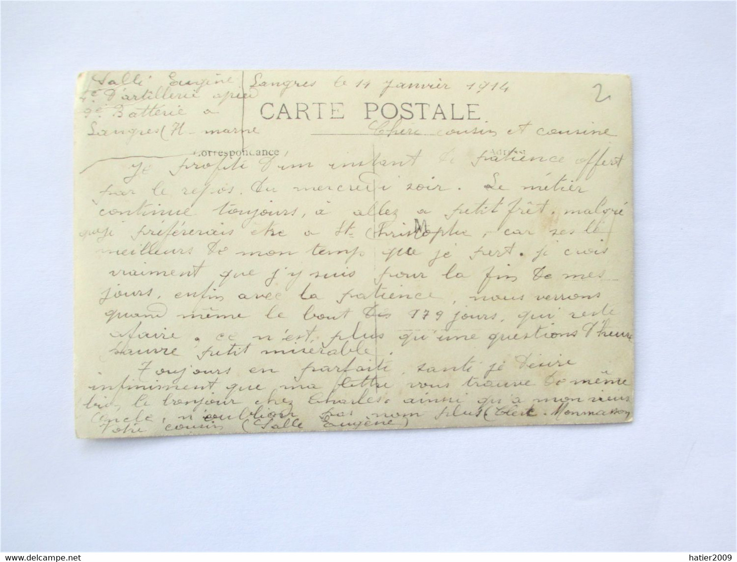 Carte Photo LANGRES Poilus Du 4 Eme Régiment 6 Pièce Classe 11, 12, 13 - Tbe - Langres