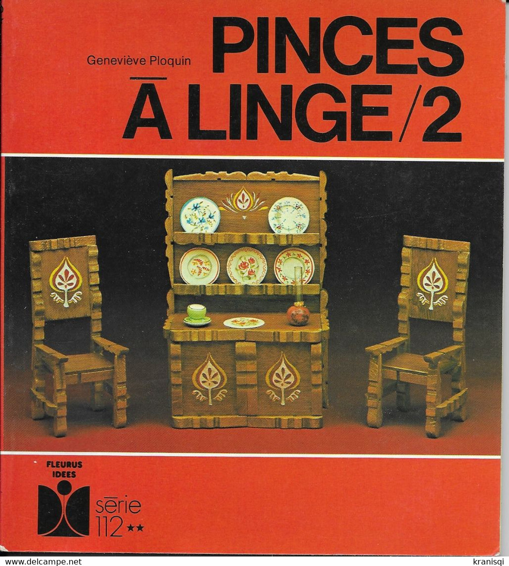 Livre  ,     Images En Papier Peint Et Pinces à Linge/2 - Papieren Servetten (met Motieven)