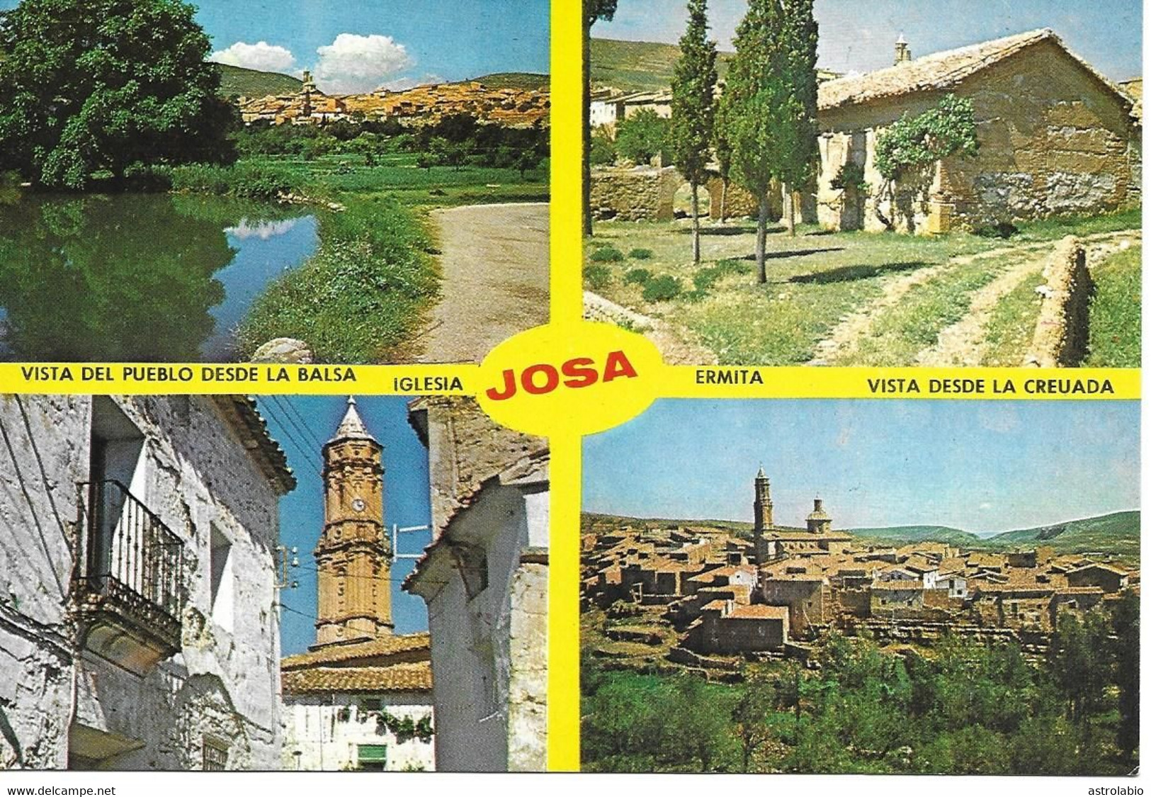 Josa (Teruel), Vistas Generales. Edición Saez CP - Teruel