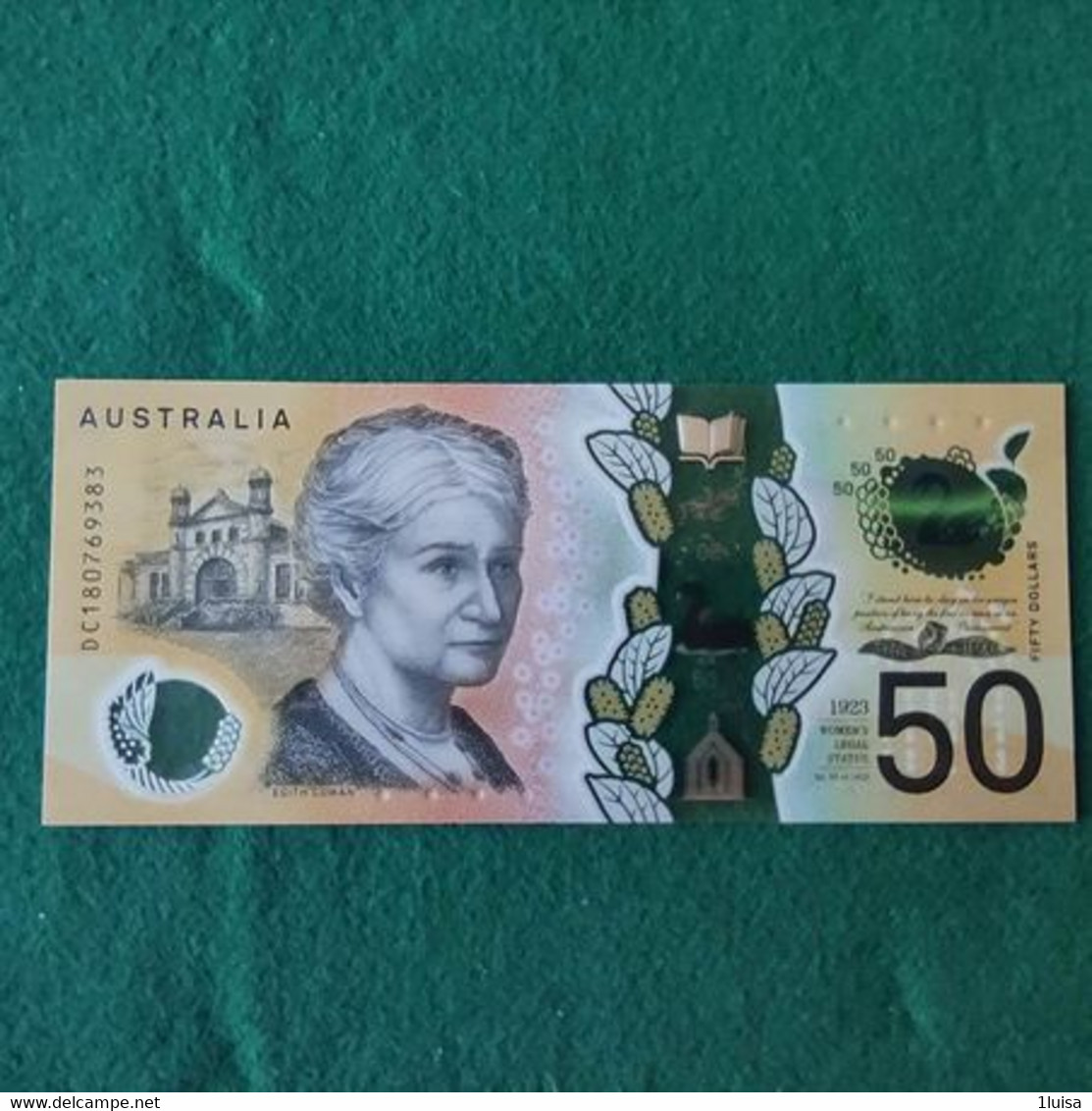 AUSTRALIA 50 Dollars 2018 - 1988 (10$ Polymère)