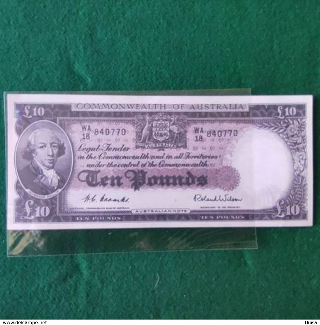 AUSTRALIA COPY 10 Pounds - 1988 (10$ Polymer Notes)