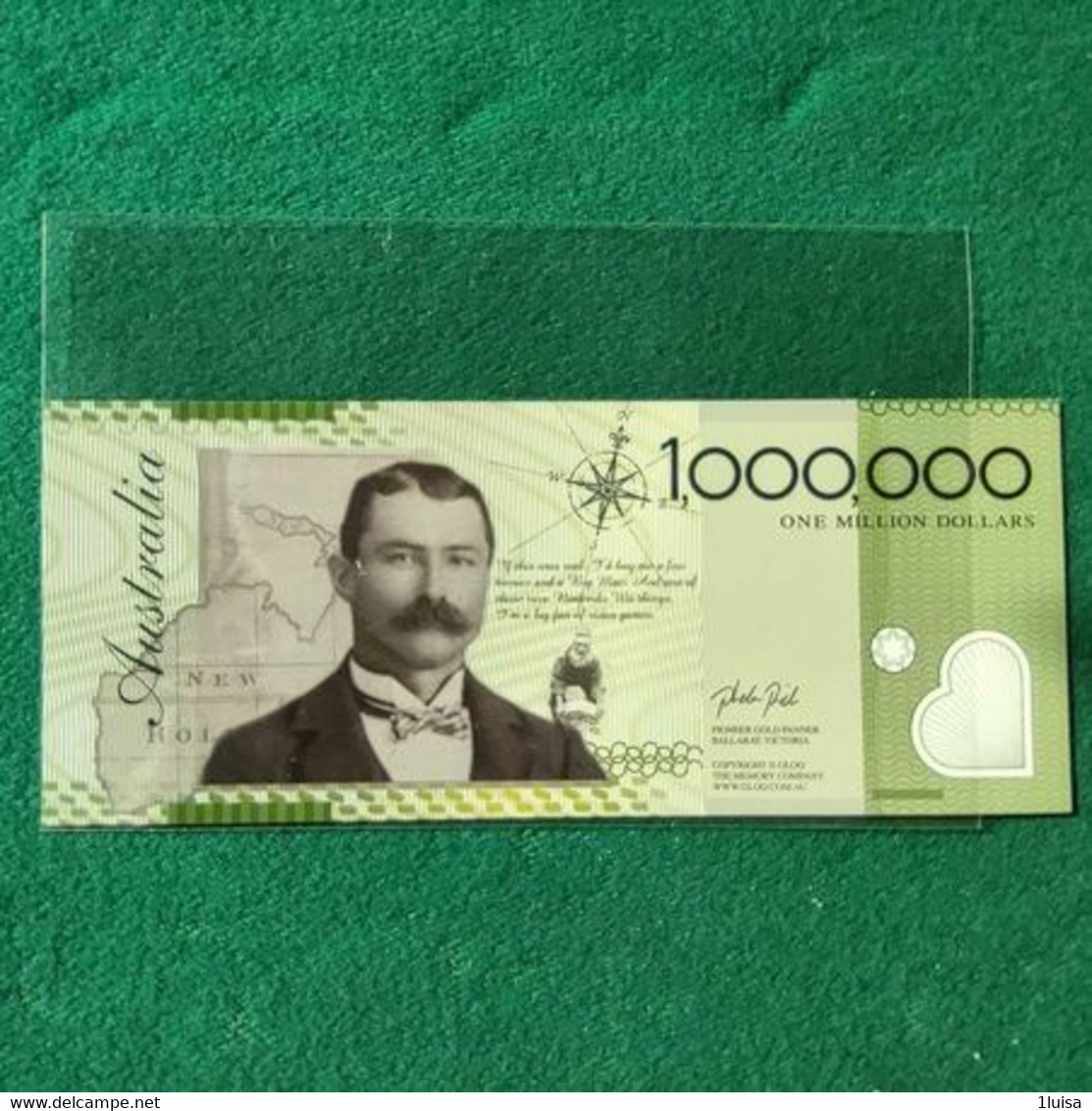 AUSTRALIA FANTASY 1000000 DOLLARS - 1988 (10$ Polymère)