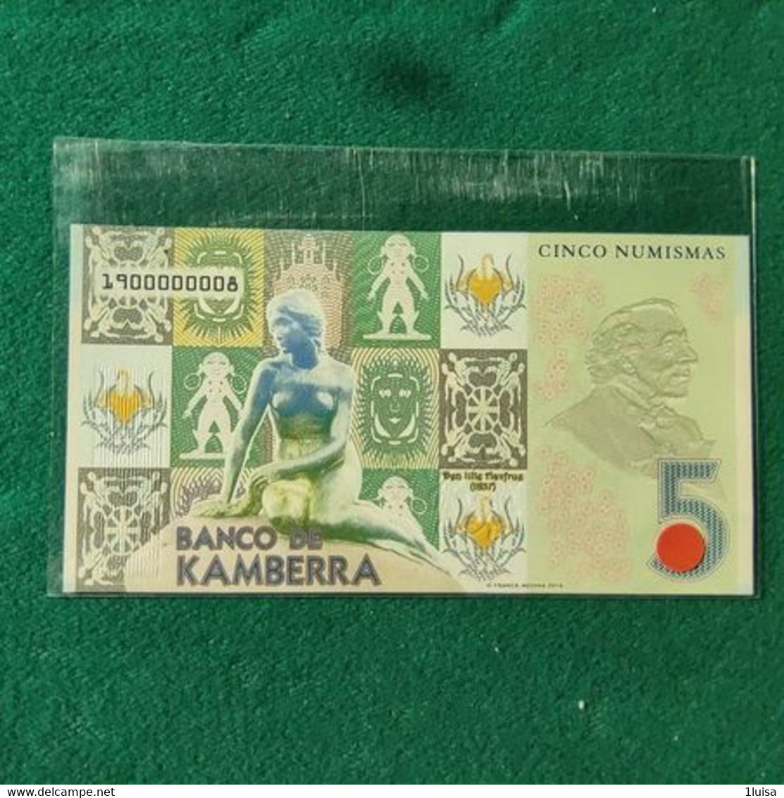 AUSTRALIA FANTASY KAMBERRA 5 2018 - 1988 (10$ Polymer)