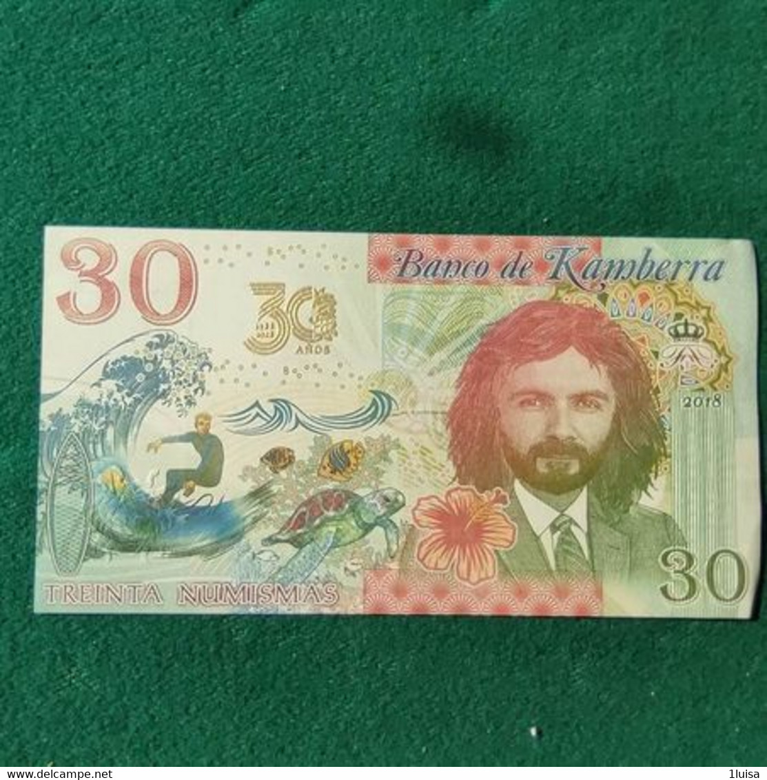 AUSTRALIA FANTASY KAMBERRA 30 2018 - 1988 (10$ Polymeerbiljetten)