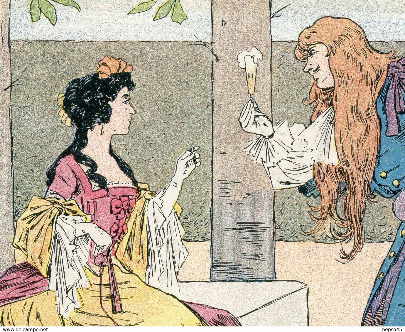 Illustrateur Henri Morin.publicité Sur Le Champagne Bulteaux Père ( A La Cour Du Roi Soleil  ) - Morin, Henri