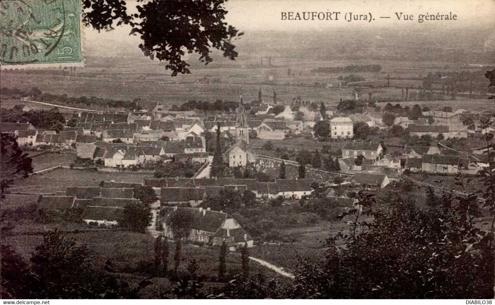 BEAUFORT    ( JURA )   VUE GENERALE - Beaufort