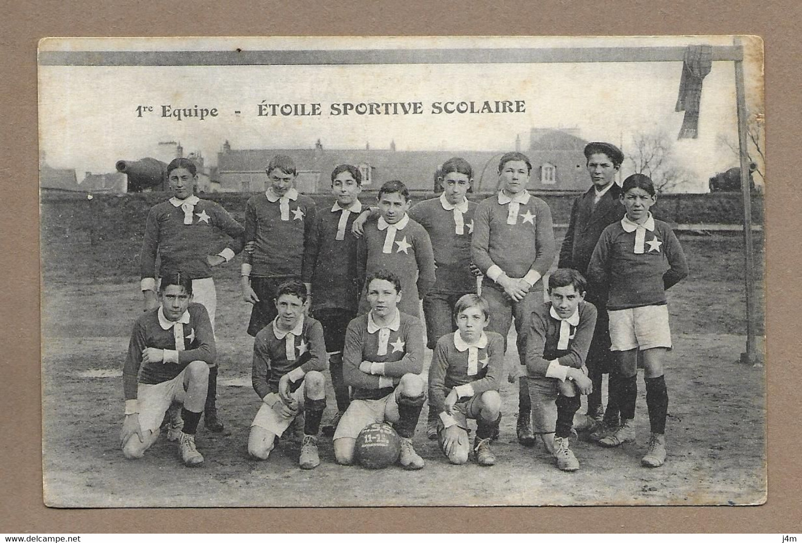 FOOTBALL.. 1re Equipe. ETOILE SPOTIVE SCOLAIRE 1911-1912 - Fussball