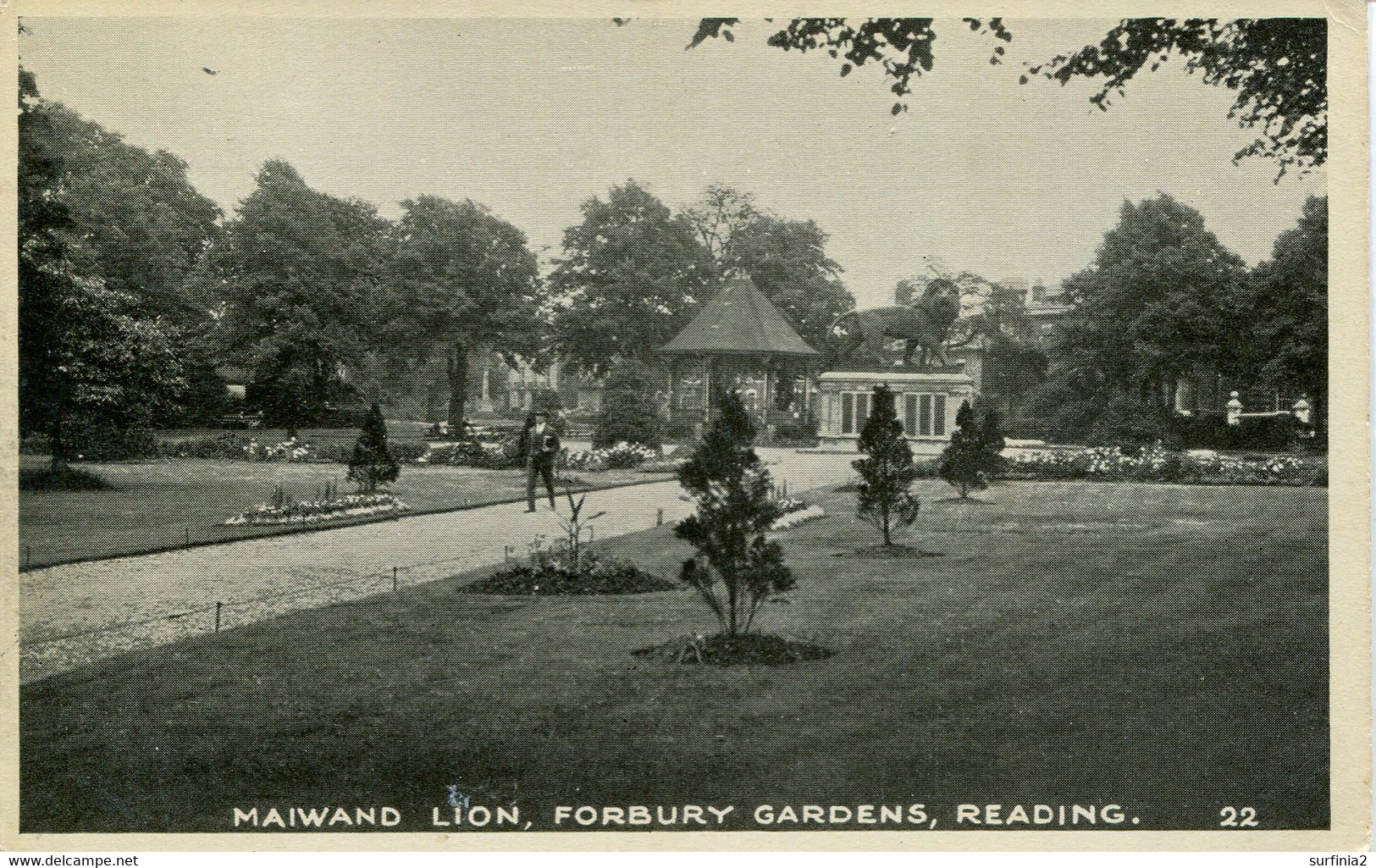 BERKS - READING - MAIWAND LION, FORBURY GARDENS Be321 - Reading