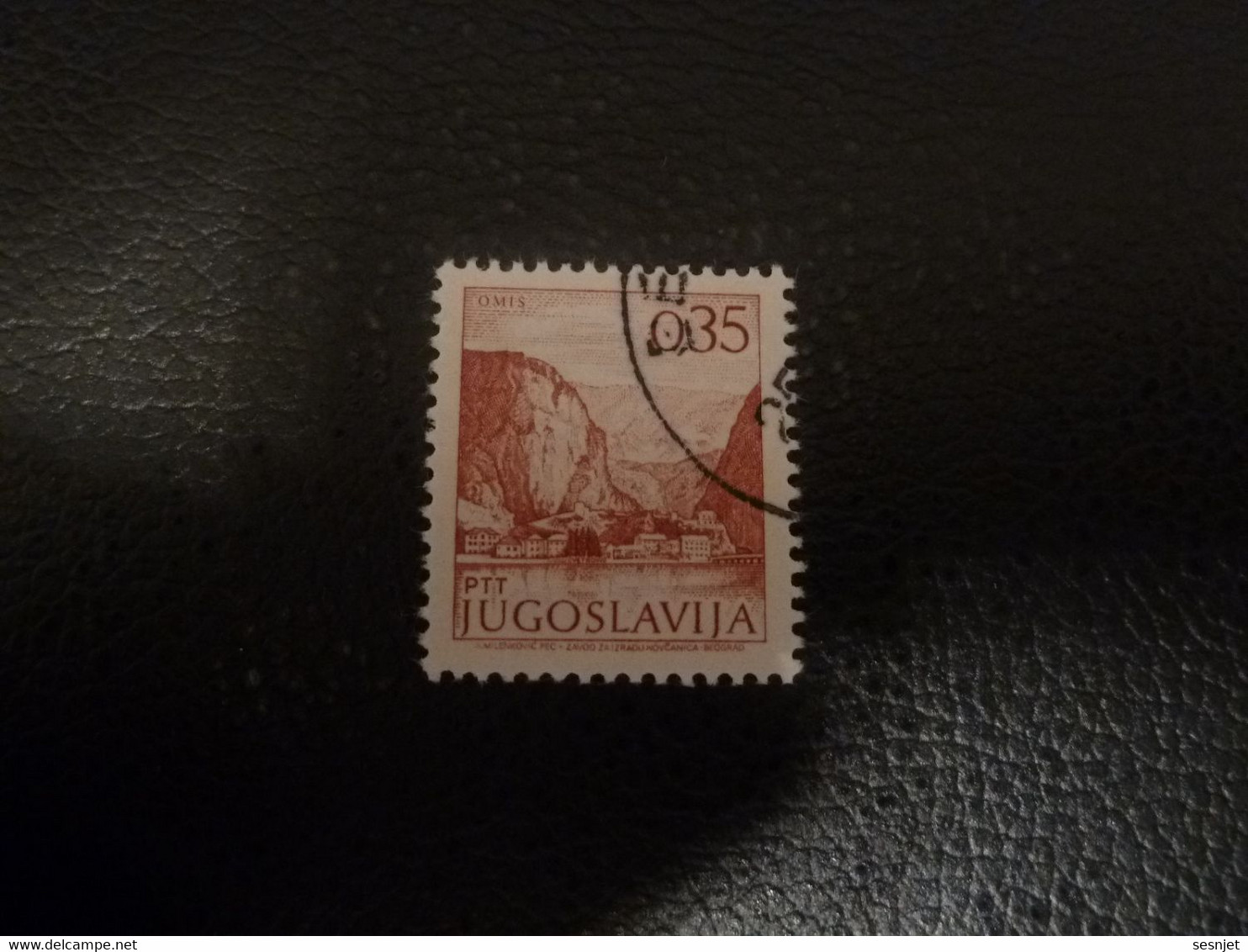 Ptt - Jugoslavija - Omis - Val 0.35 - Rouge - Oblitéré - - Used Stamps