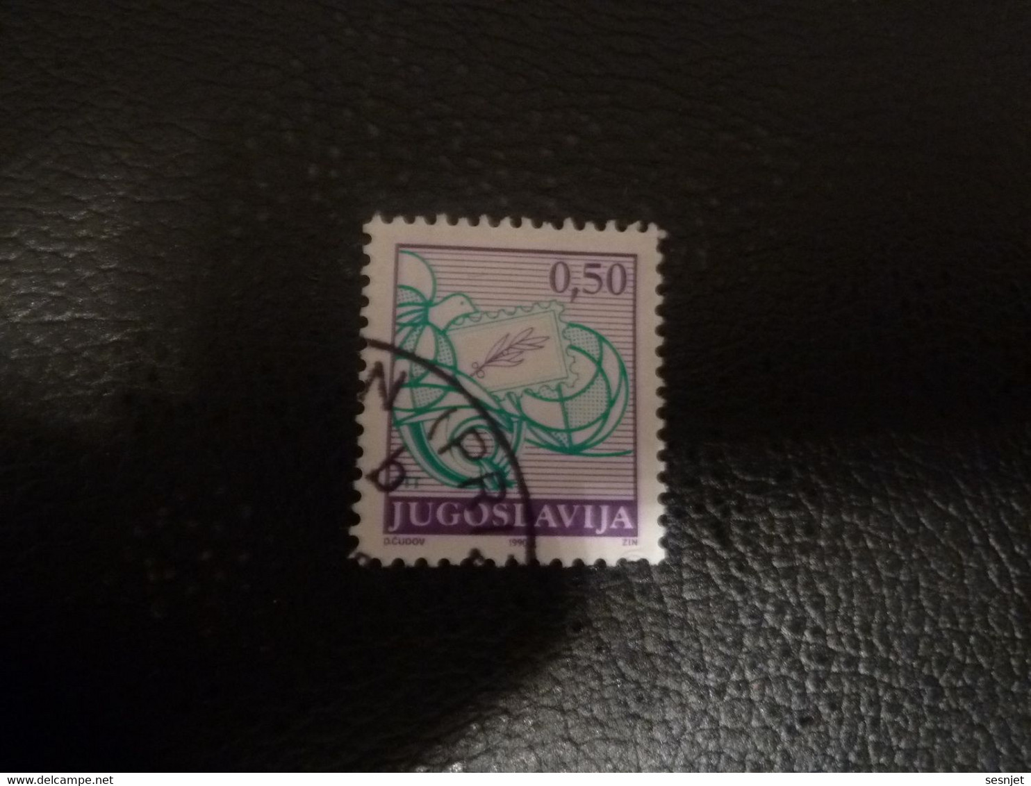 Ptt - Jugoslavija - Val 0.50 - Vert Et Lilas - Oblitéré - - Used Stamps