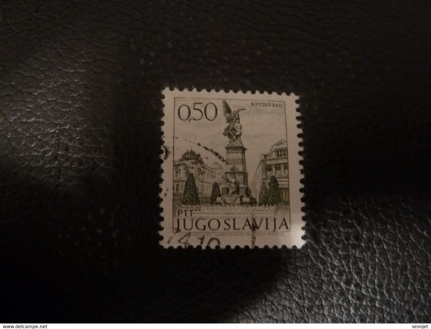 Ptt - Jugoslavija - KpyIIIebaII - Val 0.50 - Gris Vert - Oblitéré - - Used Stamps