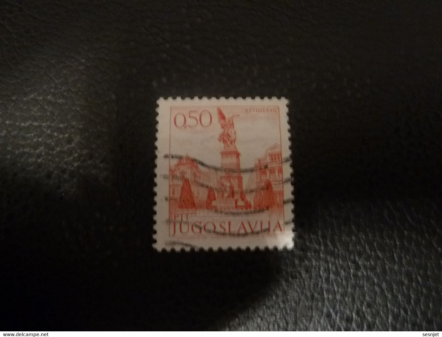Ptt - Jugoslavija - KpyIIIebaII - Val 0.50 - Rouge - Oblitéré - - Used Stamps