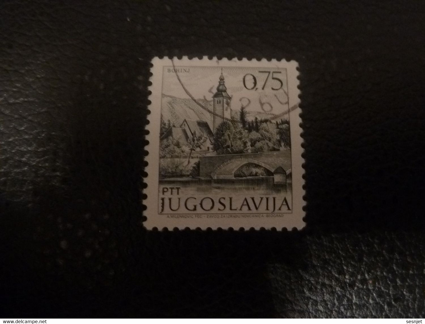 Ptt - Jugoslavija - Bohinj - Val 0.75 - Bleu - Oblitéré - - Usati