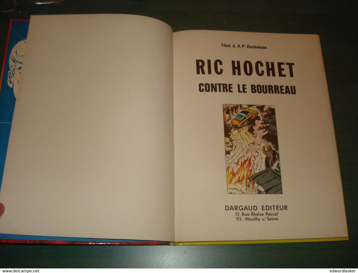 BD RIC HOCHET 14 : contre le Bourreau - EO Dargaud février 1972 - BE+