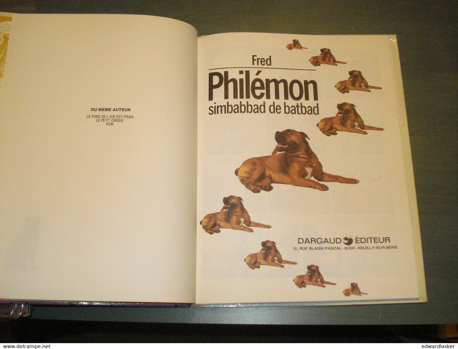 BD PHILEMON : Simbabbad De Batbad - EO Dargaud 1974 - TBE - Philemon