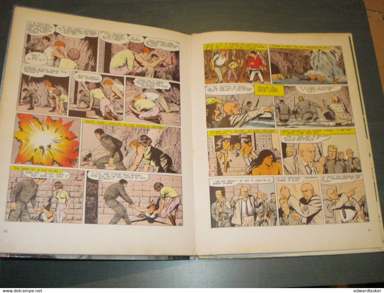 BD BOB MORANE : Le Secret des Sept Temples - EO DARGAUD 1968