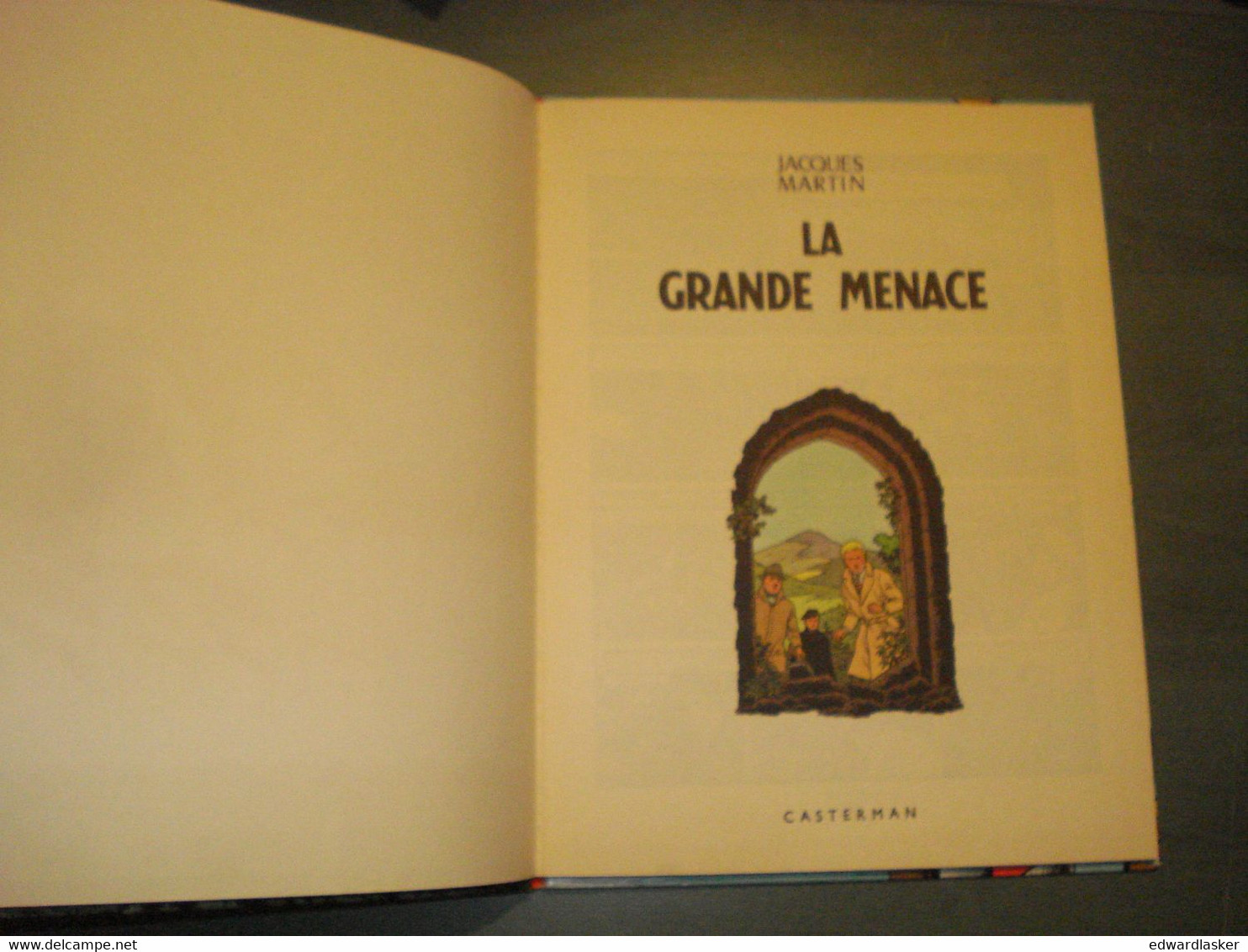 LEFRANC 1 : La Grande Menace - Rééd. Casterman 1966 - Lefranc