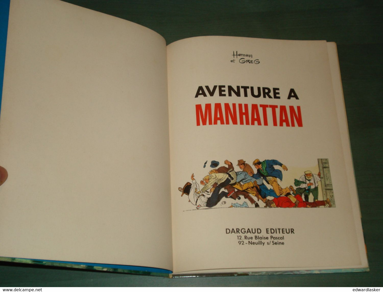 BD BERNARD PRINCE : Aventure à Manhattan - EO 1971 - TBE - Bernard Prince