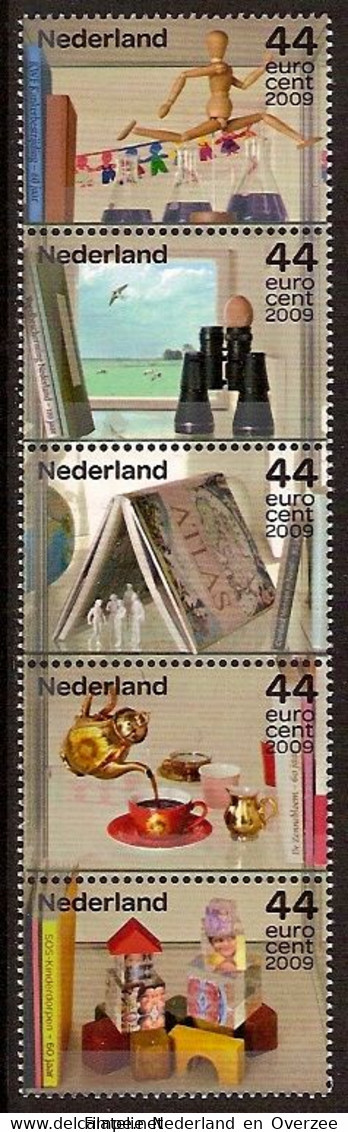 Nederland 2009 NVPH Nr 2645/2649 Postfris/MNH Jubileumzegels, Goede Doelen, Charities - Ungebraucht
